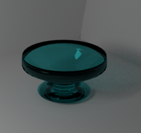 Glass Fruit Bowl 3d model