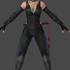 Kasumi Ninja Character 3d-model