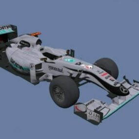 Mercedes F1 Auto 3D-model