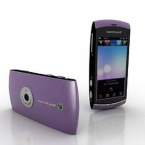 โมเดล 3 มิติของโทรศัพท์ Sony Ericsson Vivaz