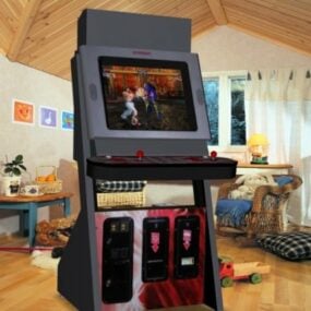 Namco Fighter – Upright Arcade Machine 3d model