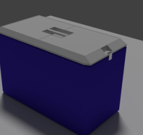نموذج صندوق التبريد ثلاثي الأبعاد