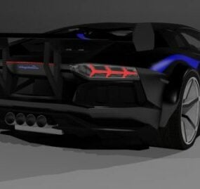 Lamborghini Aventador Car  Free 3d model