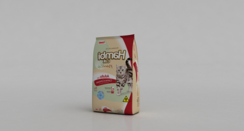 Download Cat Food Bag Free 3d Model - .3ds, .Fbx, .Obj ...