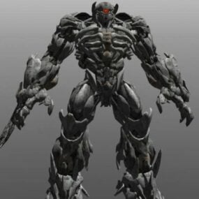 Shockwave Robot Character 3d-modell