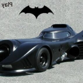 Bil Batmobile 3d-modell