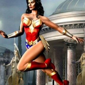 Múnla Carachtar Wonder Woman 3D saor in aisce