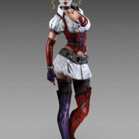 Harley Female Character 3d model