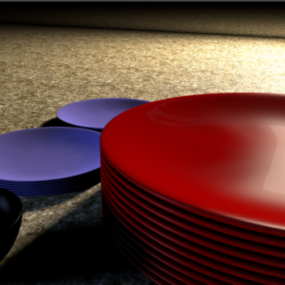 Dishes 3d model