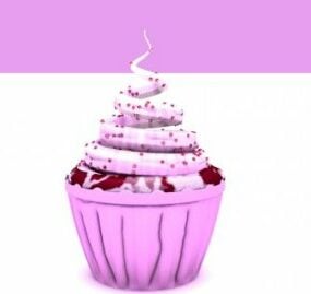 Food Cupcake 3d-malli
