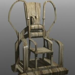 Wooden Chair  Free 3d model