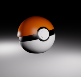 Model 3D Bola Pokemon