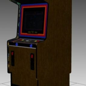 Máquina arcade vertical Zektor modelo 3d