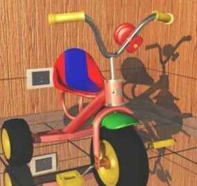 Modello 3D del triciclo
