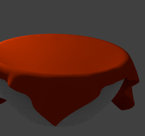 Bowl With Cloth 3d model