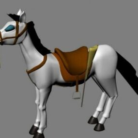 Cartoon Horse 3d model