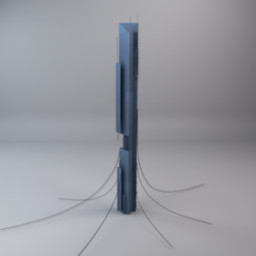 Model 3D budynku Cytadeli Half Life