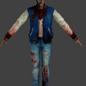 3D model postavy Romeo Zombie Man