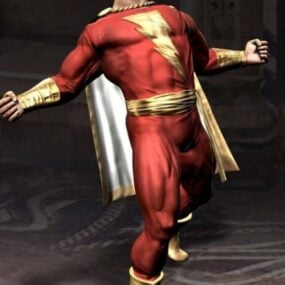 Personaje Capitán Marvel modelo 3d