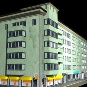 Immeuble Appartement modèle 3D