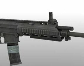 Acw Rifle Gun 3d model