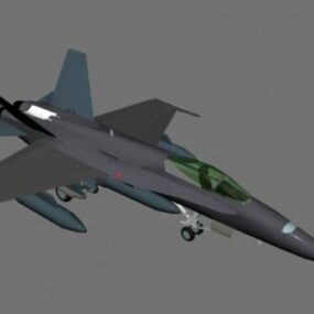 Airplane Hornet 3d model