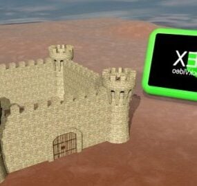 Západní Castle 3D model