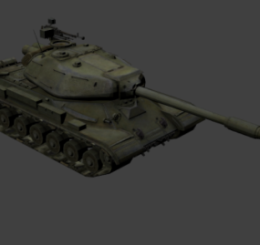 4d модель важкого танка Is3