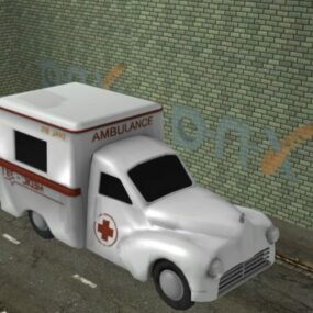 Model ambulans 3d