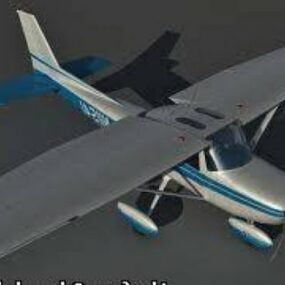 Airplane Cessna 150 3d model
