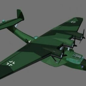 War Dornier Aircraft 3d model