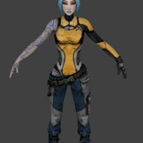 Maya Girl Character 3d model