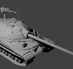 Is7 Heavy Tank 3d-malli