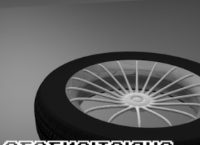 Struck Wheels Rim 3d-modell