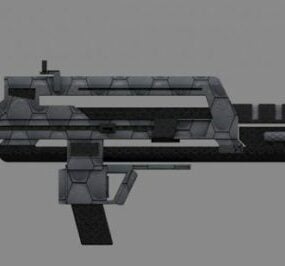 Mô hình 3d súng Smg tùy chỉnh