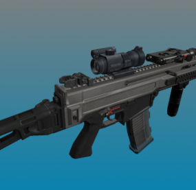 Pistolet à pointe de visée Bren Cz805 modèle 3D