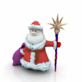 Childrend Toy Santa Claus Character 3d-modell