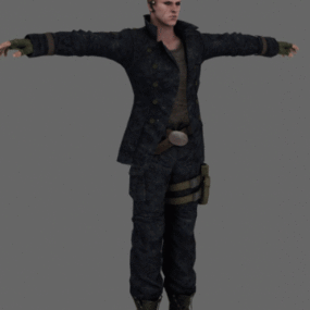 New Jake Man Character 3d model