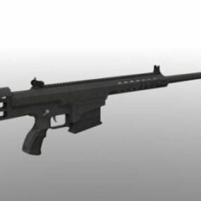 M98b Barrett  Weapon 3d model