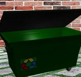 3d модель сміттєвого контейнера