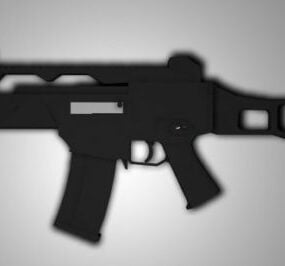 G36c Gun Weapon 3d-modell