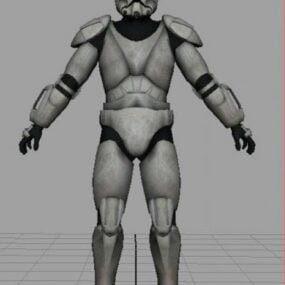 Star Wars Republic Commando Charakter 3D-Modell