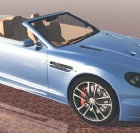 โมเดล 3 มิติของรถยนต์ Aston Martin Dbs Volante