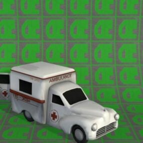 Model ambulans 3d