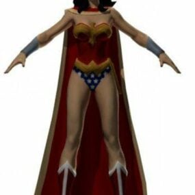 Model 3D postaci Wonder Woman