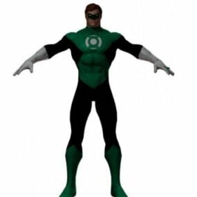 Green Lantern Character 3d model