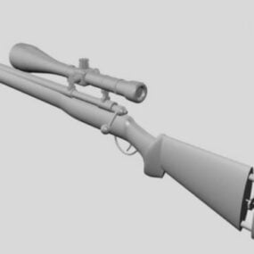 M40a1-m24 Scharfschützengewehr 3D-Modell