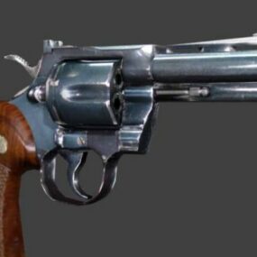 Revolver Gun 3d model