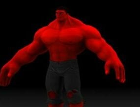 Red Hulk 3d model