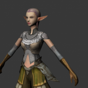 Elf From Lineage 2 3d model